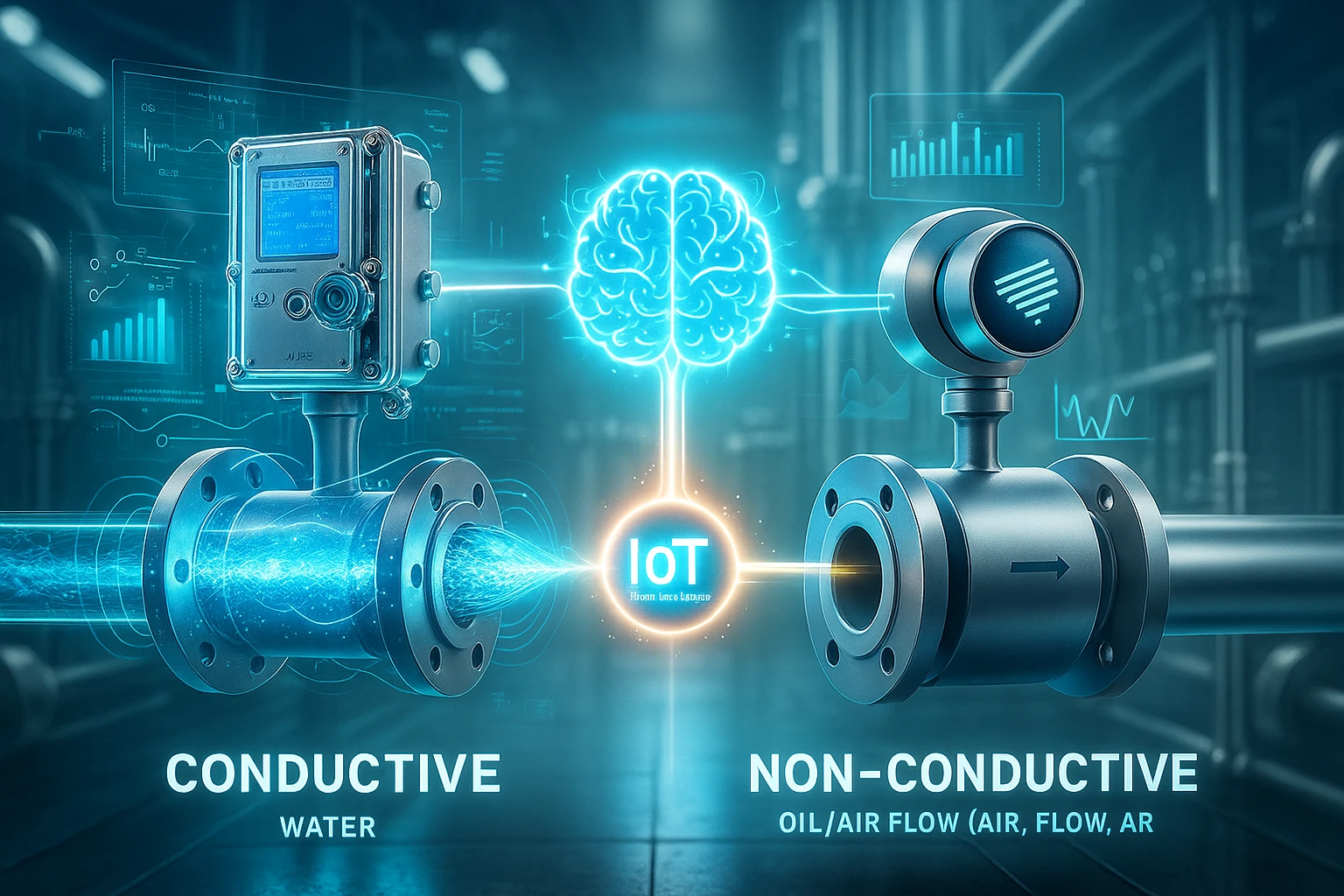 چالشهای اندازهگیری جریان در سیالات رسانا و غیر رسانا