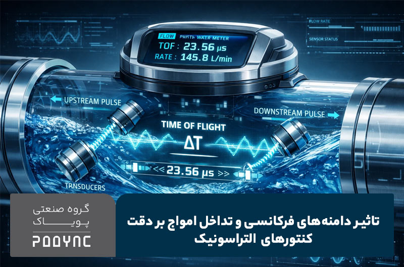 تأثیر دامنه‌های فرکانسی بر دقت کنتورهای التراسونیک - پویاک